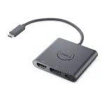 Dell 492-BCTU USB-C &ndash; HDMI/DP keitiklis su maitinimo praleidimu