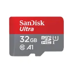 SanDisk 32GB Ultra microSDHC UHS-I atminties kortelė su adapteriu - 98 MB/s, C10, U1, Full HD, A1