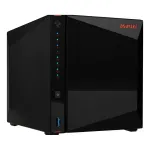 ASUSTOR Lockerstor 6 Gen2 AS6706T v2 NAS duomenų saugykla, Intel Celeron N5105, 8 GB DDR4, juodos spalvos