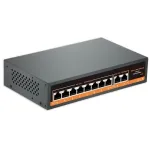 HISMART PoE Switch 100Mbps 8 Ports + 2G Uplink