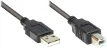 Good Connections USB 2.0 laidas Type A &ndash; Type B &ndash; juodas &ndash; 0,5 m