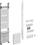 HAGER Multimedijos skirstomasis laukas ZU37NW5APZ2 uni.Z H 1050mm 1-laukis APZ