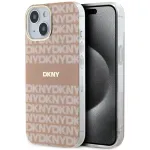 DKNY DKHMP15SHRHSEP Hardcase IML Mono & Stripe MagSafe, skirta iPhone 15/14/13 6,1 inch rožinė