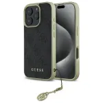 Guess GUHCP16XGF4GGR iPhone 16 Pro Max 6.9 Black Hardcase 4G Charms Collection