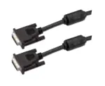 Bachmann DVI-D Single Link kabelis - DVI-D (18+1 kai&scaron;tis) Ki&scaron;tukas į DVI-D (18+1 kai&scaron;tis) Ki&scaron;tuką - 5 m - Juoda