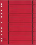 WEKRE 50 skiriamųjų lapų, A4, 190 g/m&sup2;, raudoni (951030850IF)