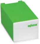 WAGO 709-591 19 colių valdymo spintos stalčius 2U 250 mm naudingas gylis &scaron;viesiai pilkas RAL 7035