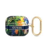 Guess Apple AirPods 3 TPU Flower Print Case mėlyna
