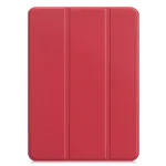 iLike iPad 10.9 10th Gen Tri-Fold Eco-Leather Stand Case Coral Pink