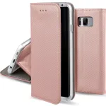GreenGo Smart Magnet Wallet Case, LG Q6, rožinis auksas