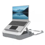 Fellowes Breyta ne&scaron;iojimo dėklas su integruotu stovu, užrakinamas, iki 14 colių/4 kg, baltas