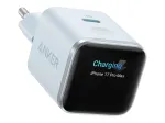 ANKER Nano Charger 45W GaN 1x USB-C ActiveShield 5.0 Touchsensor iPhone Recognition SmartDisplay Pastel Blue