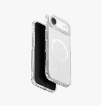 &bdquo;UNIQ LifePro Xtreme MagClick&ldquo; įkrovimo dėklas, skirtas iPhone Air, permatomas/&bdquo;Glitter&ldquo;