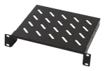LogiLink 10 colių konsolinė lentyna 200 mm 1U juoda