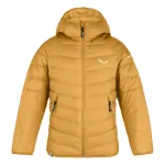 Salewa Brenta RDS vaiki&scaron;ka pūkinė striukė Spruce Yellow 104-116 cm