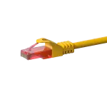 DSIT CAT6 tinklo kabelis U/UTP 0,15 m geltonas, 100% varis (DC-67-001)