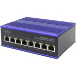ASSMANN Electronic DN-650108 tinklo jungiklis Fast Ethernet (10/100) Power over Ethernet (PoE) juodas, mėlynas