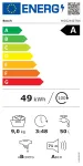 Bosch WGG244ZTSN skalbimo ma&scaron;ina, A, priekinio pakrovimo, 9 kg, gylis 58,8 cm, 1400 aps./min, balta