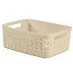 CURVER Basket Jute S 5L 27x20x11cm kreminės spalvos pintas krep&scaron;ys