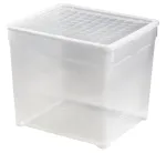 CURVER tekstilinė dėžė su dangčiu 33L permatoma 39,5x34,2x34,3cm