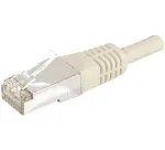 EXERTIS CONNECT Cat.6a F/UTP komutacinis kabelis, 20 m, pilkas, 10 Gbps, RJ45, plonas apsauginis lankstas 859511