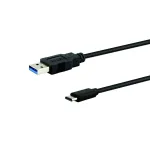 E+P CC323/05 USB 2.0 Type-A į Type-C laidas 0,5 m, juodas