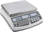 KERN CPB 6K0.1N skaičiuojančiosios svarstyklės, 6 kg talpa, 0,1 g skaitmenų skiriamoji geba, įkraunama baterija