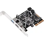 SilverStone ECU05 USB adapter PCIe 2.0 x2 Low Profile USB 3.1 Type C x1 + USB 3.0 x2 + USB 3.0 (vidinis) x2 (SST-ECU05)