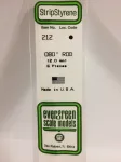 Evergreen 212 polistireno strypas 2 mm x 350 mm, 6 vnt.