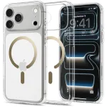 SPIGEN Ultra Hybrid MagSafe dėklas iPhone 17 Pro Max / 18 Pro Max - skaidrus/auksinis