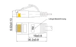 Wirewin PKW-TOUGH-STP-K6 2.0 SLIM Tough STP Cat6 U/FTP komutacinis kabelis, 2 m, pilkas