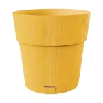 STEFANPLAST Ethica gėlių vazonas su padėklu &Oslash;40x39cm Garstyčių geltonumo