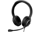 Sandberg MiniJack Chat Headset, laidinis, skambučiams/muzikai, 20&ndash;20000 Hz, 180 g, ausinės, juodos