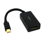 StarTech.com MDP2HDMI Mini DisplayPort į HDMI adapteris, pasyvus vaizdo keitiklis, 1080p (iki 1920x1200), tinka Thunderbolt jungtims, mDP ki&scaron;tukas / HDMI lizdas, juodas