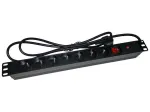 Alantec PZ071U ilgintuvas 1,8 m 7 AC lizdai Vidiniam naudojimui Juoda