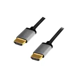 LogiLink CHA0101 HDMI AV kabelis juodai pilkas 2m HDMI į HDMI ki&scaron;tukus