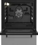 Laisvai pastatoma viryklė BEKO FSM52332DXDT 5 degiklių dujinė kaitlentė 60 cm, elektrinė orkaitė 60 l, energijos klasė A