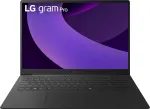 LG Gram Pro 16ZB90TS Copilot+ PC ne&scaron;iojamas kompiuteris Intel Core Ultra 7 258V 40,6 cm (16 colių) 2,5K 16 GB LPDDR5x-SDRAM 1 TB SSD Wi-Fi 7 (802.11be) Windows 11 Pro pilka