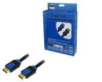 LogiLink HDMI Kabel High Speed, mit Ethernet Kabel, 1,0 m zur &Uuml;bertragung von Audio, Video und Ethernet Daten (CHB1101)