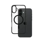 PanzerGlass CARE&trade; by &reg; Urban Combat Case Skaidrus su juodu rėmeliu ir MagSafe, iPhone 16 Plus