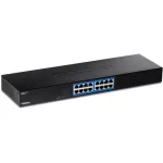 TRENDnet TEG S17 - 16 prievadų Gigabit tinklo jungiklis, montuojamas į stelažą