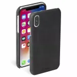 Apsauginis telefono dėklas Krusell Sunne, skirtas Apple iPhone XS Max &ndash; vintage juodos spalvos