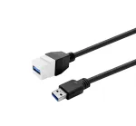 VivoLink USB 3.0 Type-A Moteri&scaron;kas į Moteri&scaron;ką Adapterio Laidas PROKEYUSB3AFM2W, baltas