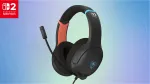 Ausinės Turtle Beach Airlite Fit anglies juodos spalvos, laidinės žaidimams, flip-to-mute mikrofonas, uždengiančios ausis