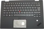 Lenovo 01LX793 pakaitinė klaviatūra su vir&scaron;utiniu dangteliu, voki&scaron;ka QWERTZ, ap&scaron;viesta, juoda, skirta ThinkPad X1 Yoga (3rd Gen)