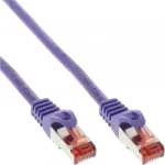 Patch laidas InLine Cat6 S/FTP PiMF RJ-45&ndash;RJ-45 250MHz PVC Violetinis 1,5m