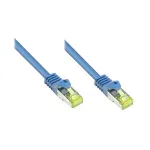 RJ45 jungiamasis kabelis su Cat.7 neapdorotu kabeliu ir fiksatoriaus apsauga (RNS&reg;), S/FTP, PiMF, halogenų neturintis, 600MHz, OFC, mėlynas, 30m, Good Connections&reg; (8070R-300B)