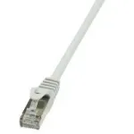 LogiLink CP1102D RJ45 tinklo kabelis, jungiamasis kabelis CAT 5e SF/UTP 15,00 m pilka 1 vnt.