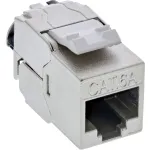 InLine 24 prievadų Keystone RJ45 lizdų rinkinys Slim SNAP-In Cat.6A su integruotu kabelio užveržimo dirželiu (B-76202P)