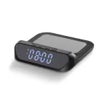 Cellularline Wireless Clock Charger mobiliųjų telefonų įkroviklis, juodos spalvos (WIRELESSCLOCK2K)
